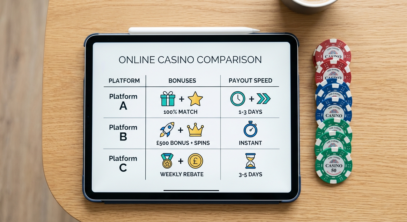 Sister Site Comparison: Key Metrics at a Glance - bof casino sister sites